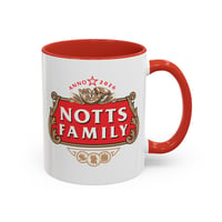 Image 5 of Notts Family Mug | Accent Coffee Mug (11/15oz)