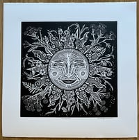 Image 1 of ‘Sunburst’ linocut print