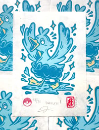 Ducklett! PKMN Color Reduction Print
