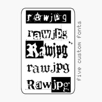 Image 4 of Destroyed Gothic Font Pack