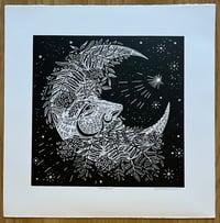 Image 3 of ‘Sunburst’ & ‘Stargazer’ linocut prints set