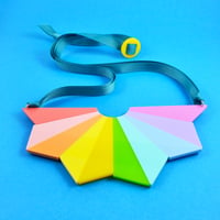 Image 1 of Pastel Starburst Statement Necklace