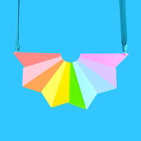 Image 3 of Pastel Starburst Statement Necklace