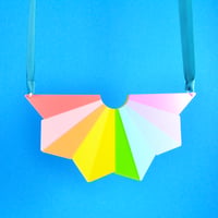 Image 5 of Pastel Starburst Statement Necklace