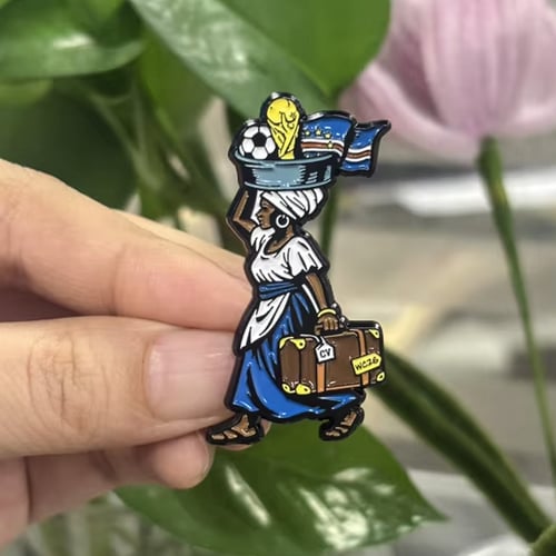 Image of CV Dona Na Copa Enamel Pin