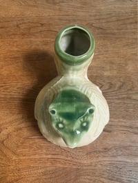 Image 6 of Tanuki carrying a fish on its back Sake Flask