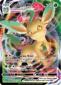 Leafeon VMAX - SWSH07: Evolving Skies - Near Mint