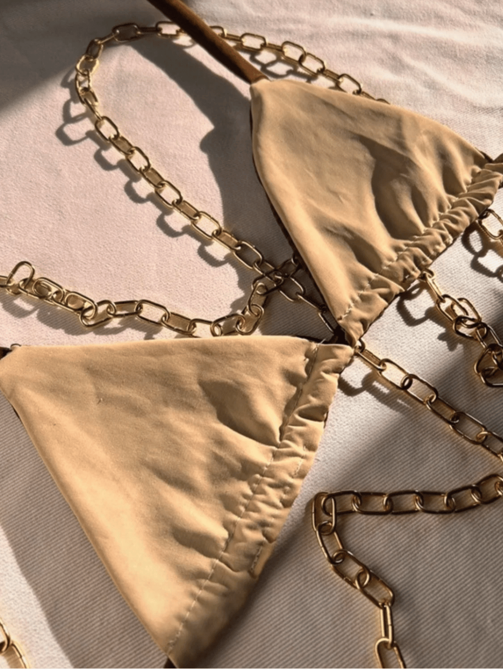 Image of the savannah brown zebra reversible bikini