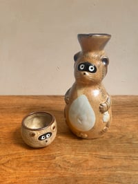 Image 1 of Tanuki Sake Flask 2