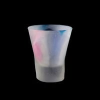 Image 4 of Petit verre et son assiette - Éclats de pastel