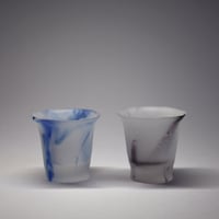 Image 3 of Duo de petits verres - Bleu et violet