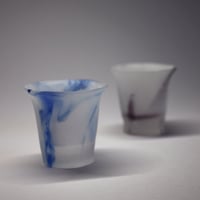 Image 1 of Duo de petits verres - Bleu et violet
