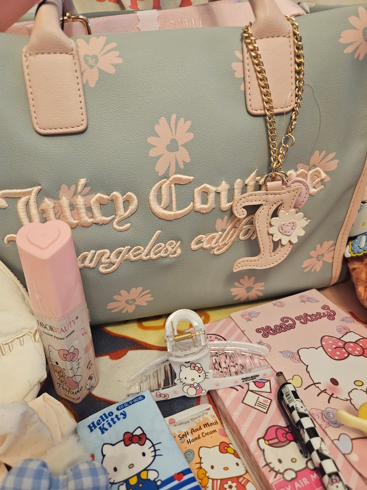 Image of Juicy Couture Daisy Tote Meets Hello Kitty Bundle 