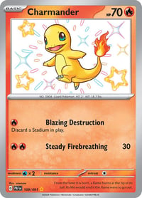 Charmander - 109/091 - SV: Paldean Fates - Near Mint