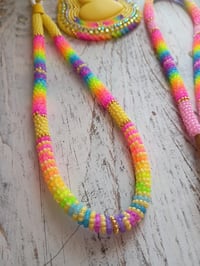 Image 1 of Neon yellow Wristlet 