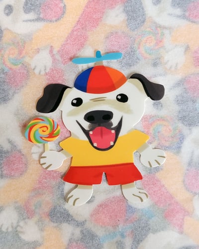 Image of Whimsical Dog Sticker