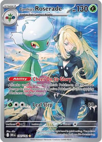 Cynthia's Roserade - 184/182 - SV10: Destined Rivals - Near Mint