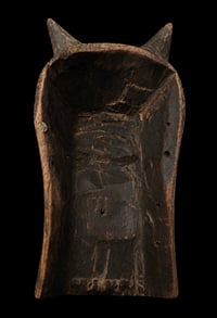 Image 2 of Consecrated Mossi Horned Mask — Burkina Faso Temple 