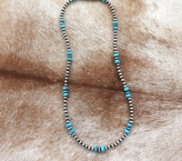 Kingman Turquoise Rondelle