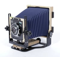 Image 3 of Intrepid MKIV 4X5 Camera with 135mm and 90mm lenses + holders + FILM #2752
