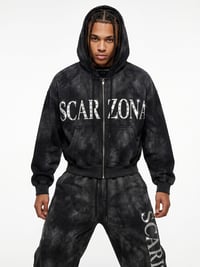 Image 3 of The "SCARIZONA" Rhinestone Zip Up Hoodie
