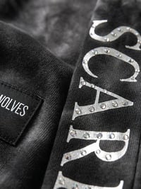 Image 2 of The "SCARIZONA" Rhinestone Heavyweight Sweatpants