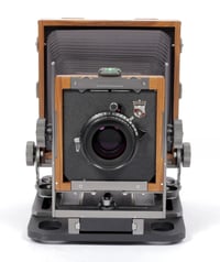 Image 2 of Chamonix 045N-2 ultralight 4X5 camera w/ 135mm + 210mm lenses+film+holders+more #2751