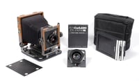 Image 1 of Chamonix 045N-2 ultralight 4X5 camera w/ 135mm + 210mm lenses+film+holders+more #2751