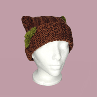 Image 1 of Moss Cat Ear Beanie