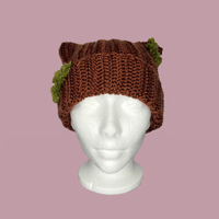 Image 2 of Moss Cat Ear Beanie