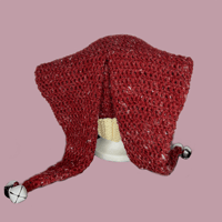 Image 3 of Red and White Jester Hat