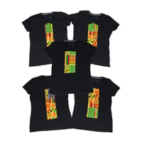 Image 1 of African Print Patch T-Shirts