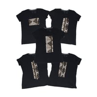 Image 2 of African Print Patch T-Shirts
