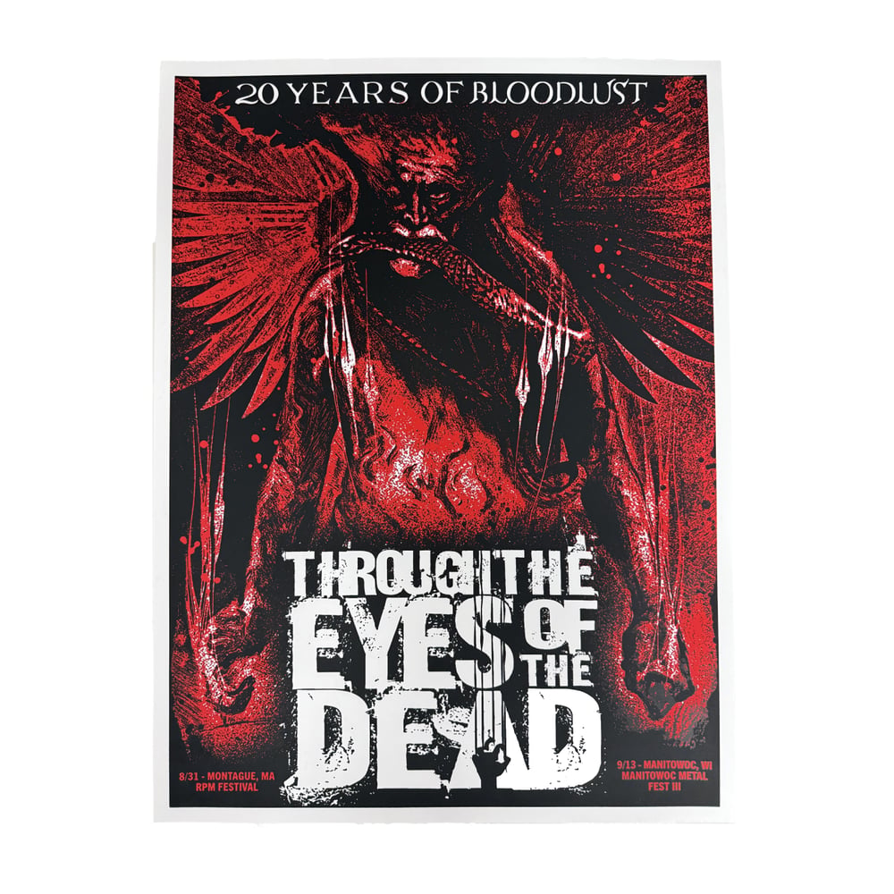 Image of Bloodlust 20th Anniversary Poster