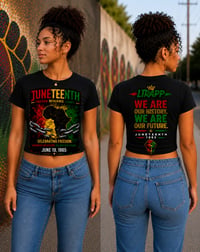 Image 1 of ITRAPP Juneteenth Cropped Tee