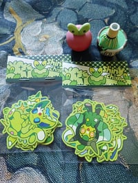 Image 2 of Pokemon | Green Shiny Sticker Pack