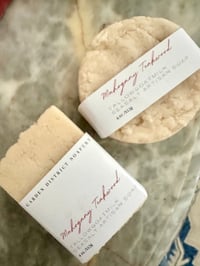Mahogany Teakwood Tallow GoatMilk Sea Salt Soap Bar  