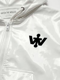 Image 2 of Watch the Wolves Liquid Vinyl Zip Hoodie