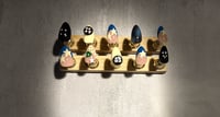 Image 1 of SHORT ALMOND CORALINE ACRYLIC NAILS