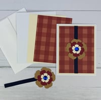 Image 10 of Patriotic Card Making Kit for Adults to DIY 6 Fourth of July Greeting Cards for Beginners