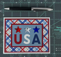 Image 11 of Patriotic Card Making Kit for Adults to DIY 6 Fourth of July Greeting Cards for Beginners