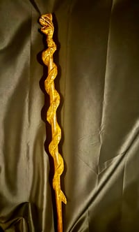 Image 3 of Antique Ceremonial Naga Serpent Scepter