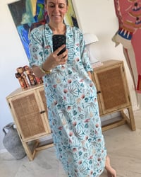Image 2 of The Ruffle sea print  Kaftan 
