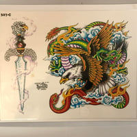 Image 1 of 1994 Pfficial Tattoo brand production battle royale sheet 327-c