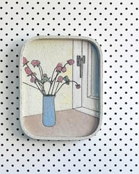 Image 1 of Pinky Globes – ceramic wallplate artwork