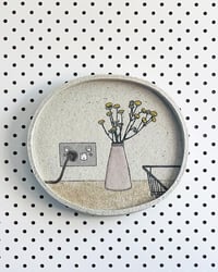 Image 1 of Mini Mums – ceramic wallplate artwork