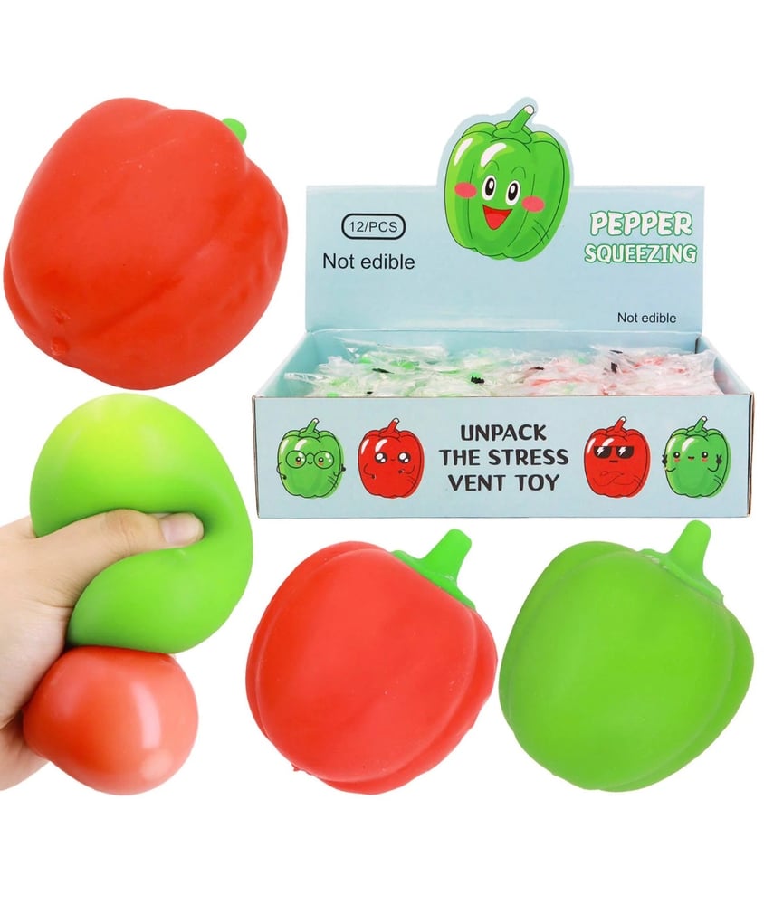 Image of Bell Pepper Squish Ball