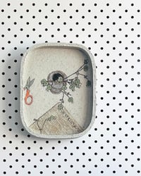 Image 1 of Thimbles & Scissors – ceramic wallplate artwork