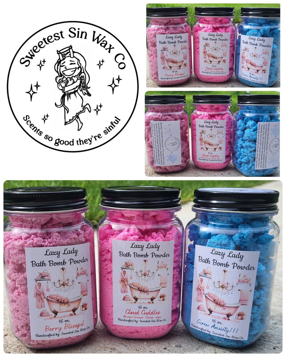 Image of Lazy Lady Bath Bomb Powders 