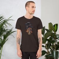 Image 17 of Black Fungus Mycology Inspired Colorful Unisex t-shirt